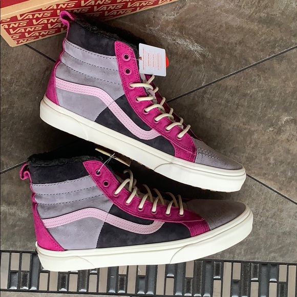 ••VANS Sk8-Hi 46 Mte Dx Mte Lilac Grey/Obsidian WM - Picture 15 of 16